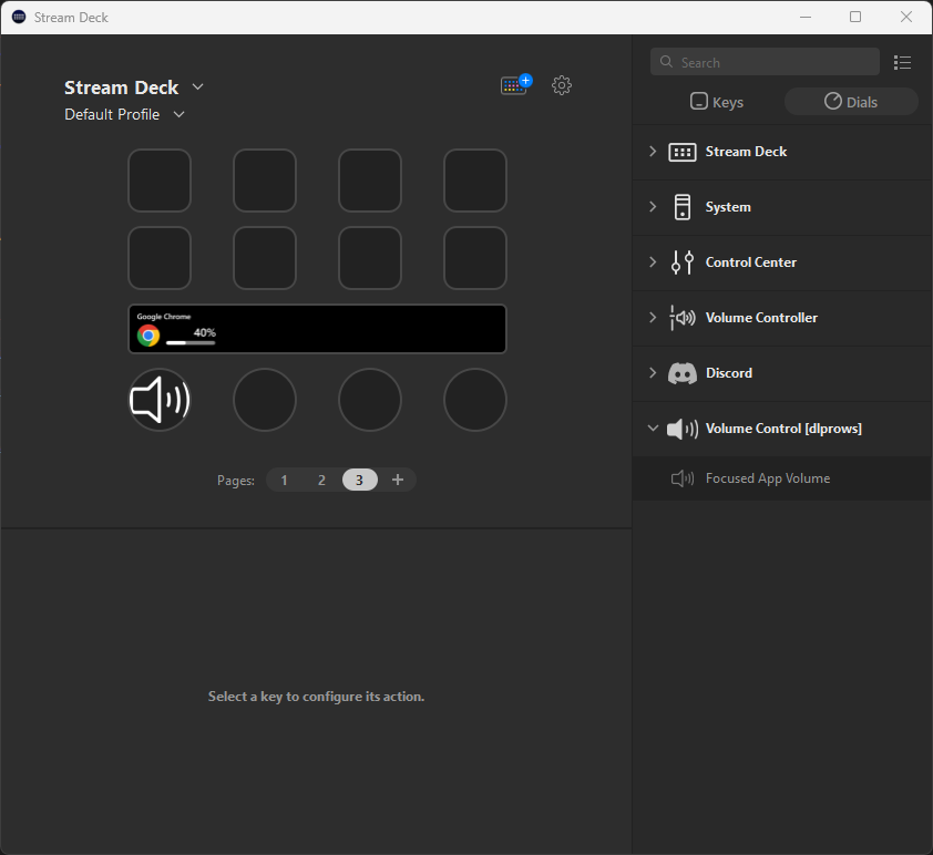 Focus volume control plugin preview